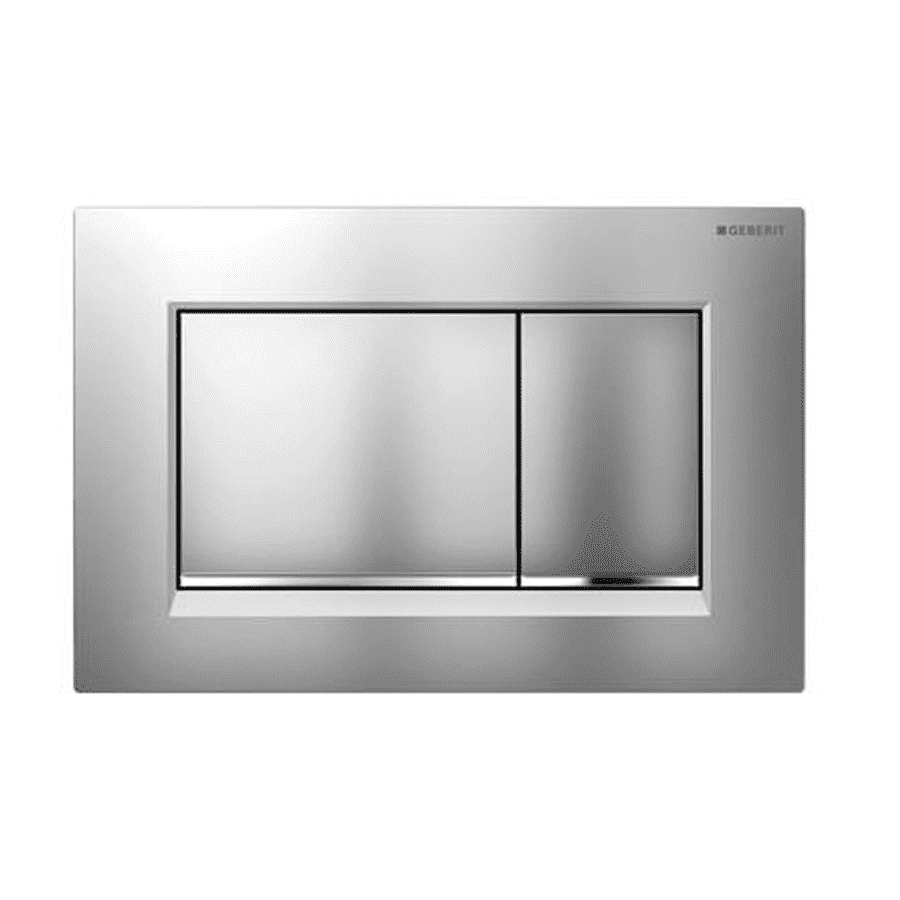 Nút xả thải bồn cầu màu chrome mờ Sigma30 588.53.590